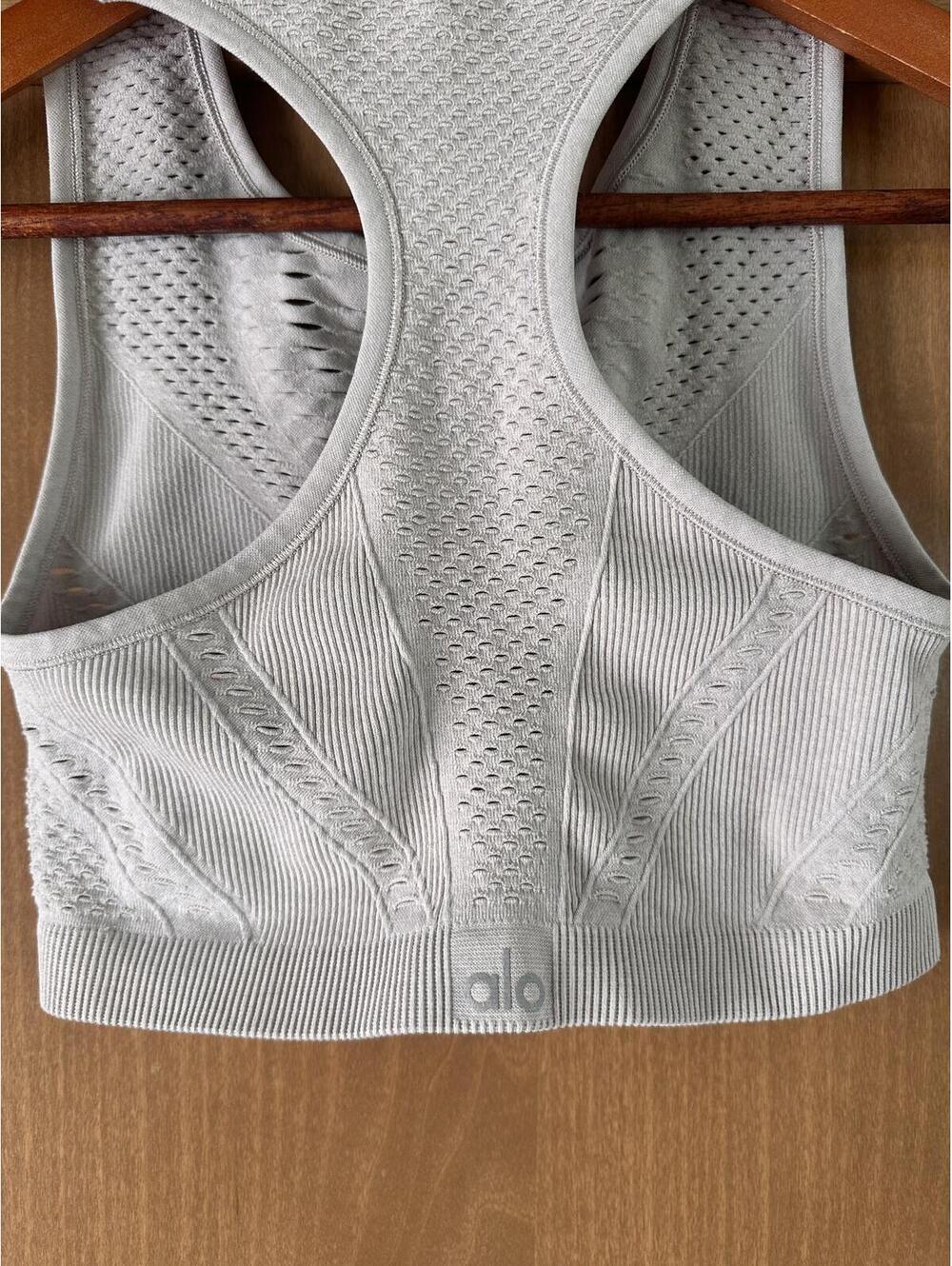 Alo Yoga 2-Piece Outfit: Goddess Leggings & Lark Crop Top Nectar Women’s Small - Picture 7 of 15